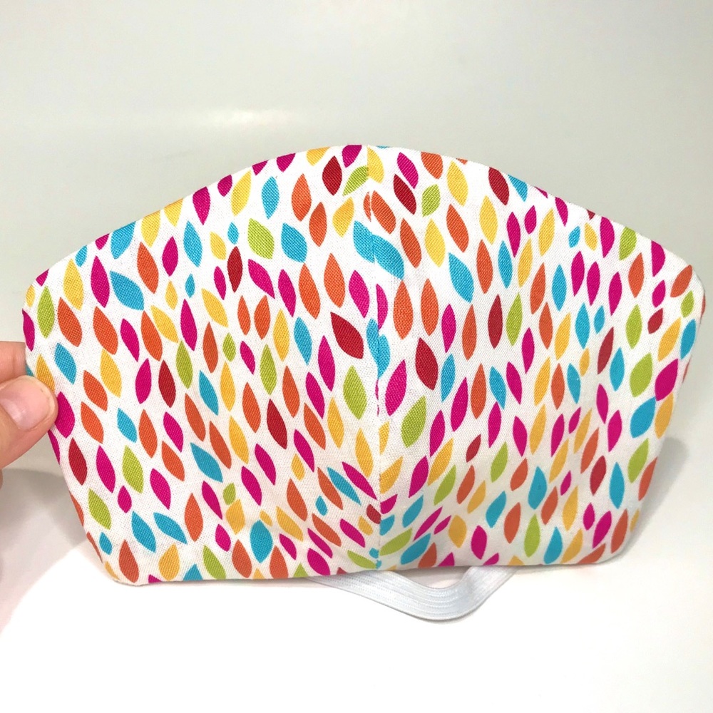 Face mask w/ 3 layer protection & elastic NWOT